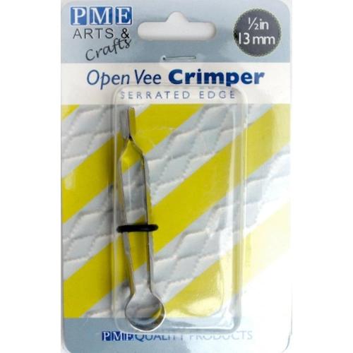 Crimper - Open Vee Serrated Edge