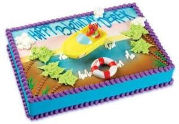 Cake Topper - Elmo Boating