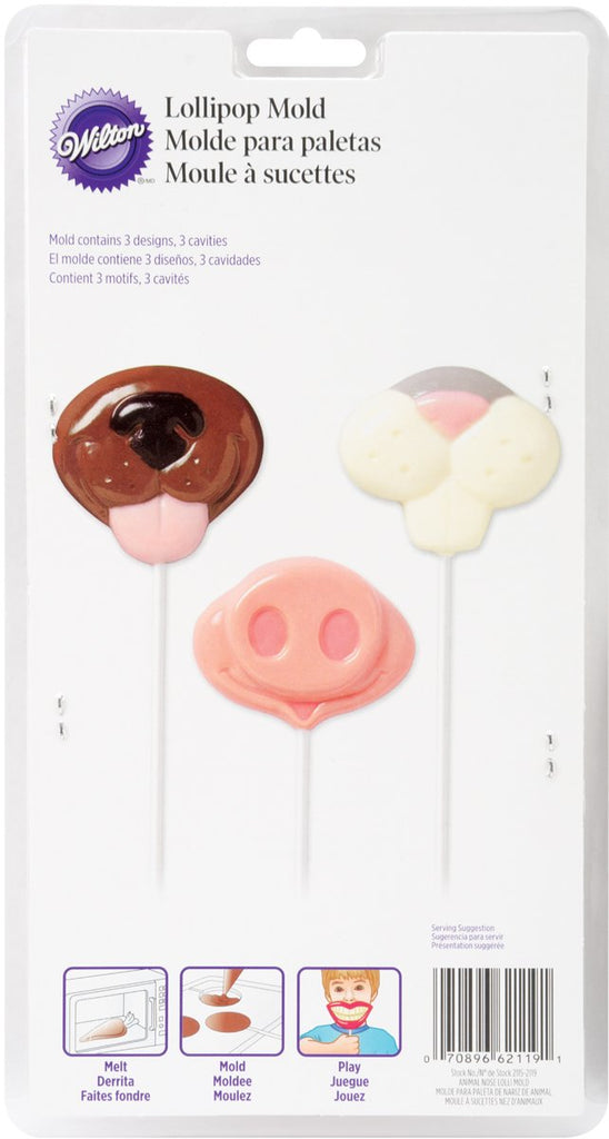 Candy Lollipop Mold - Animal Nose