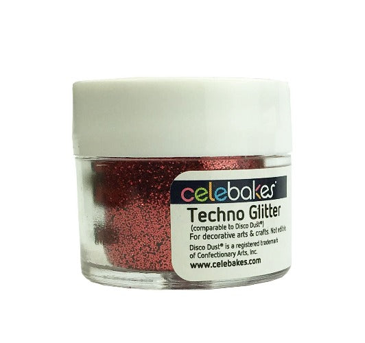 Techno Glitter - American Red