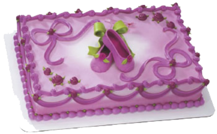 Cake Topper - Ballet Slippers
