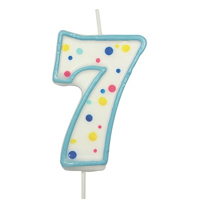 Candles - Numeral 7