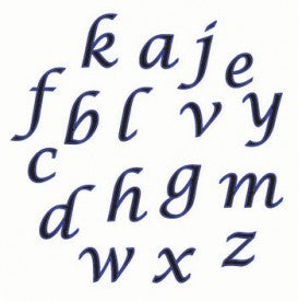 Cutters Set - Alphabet Set Lower Case Script