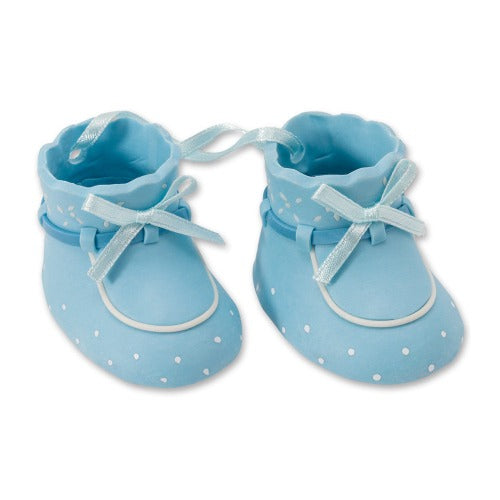 Cake Topper - Baby Booties Blue