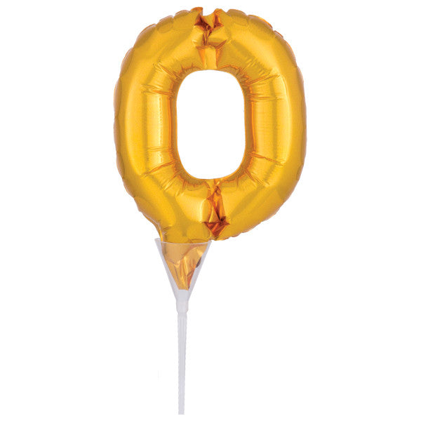 Inflatable Gold Numeral 0