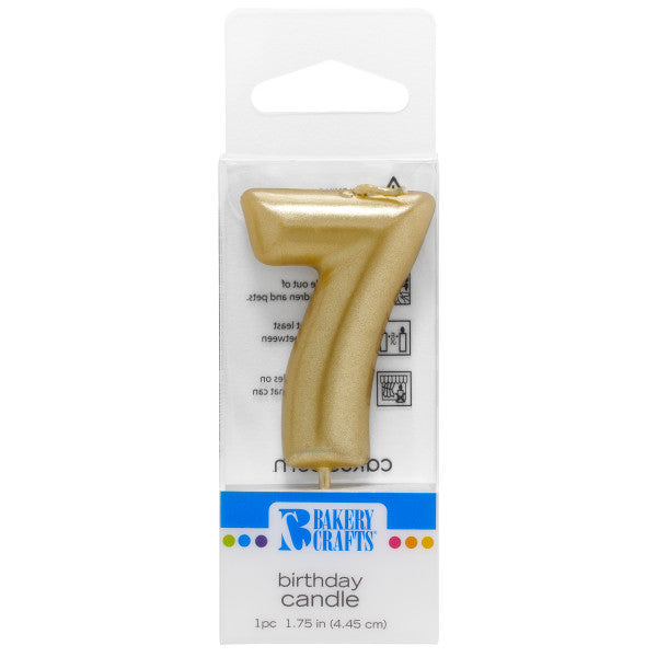 Candles - Gold Number 7