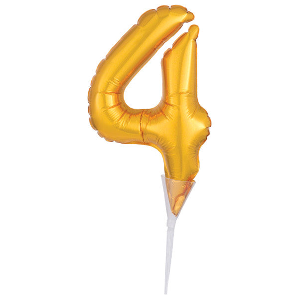 Inflatable Gold Numeral 4