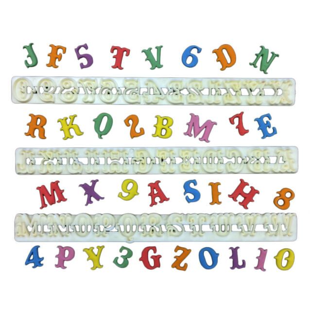 Cutters Set - Carnival Alphabet and Numbers Set