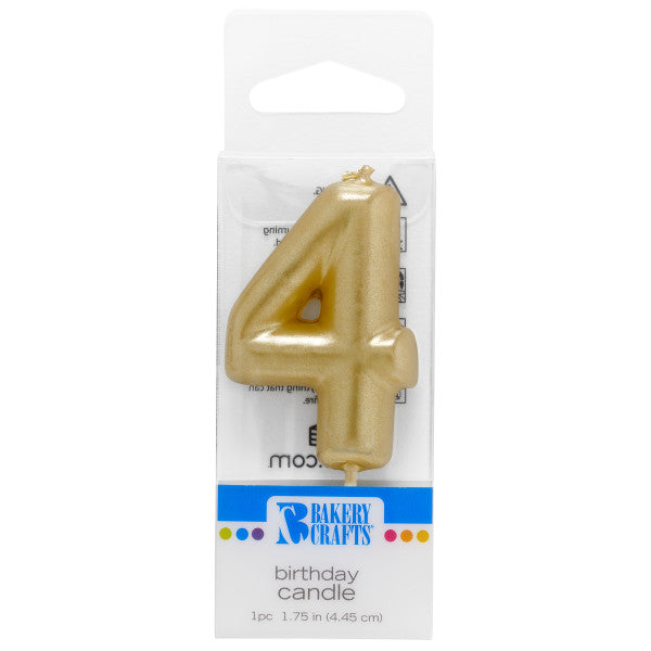 Candles - Gold Number 4