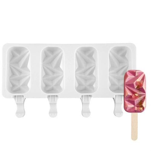 Silicone Mold - Ice Cream/Popsicle, Gem