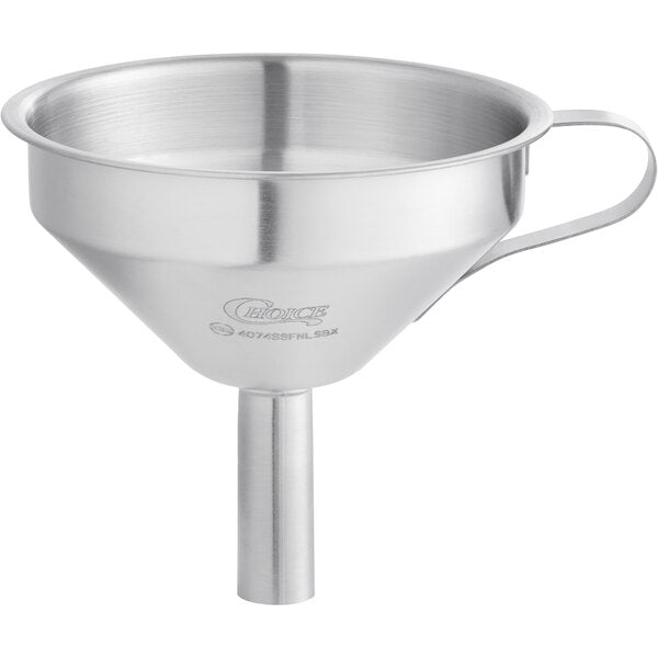 Stainless Steel Funnel with Handle 4"