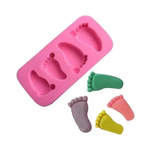 Silicone Mold - Small Baby Feet