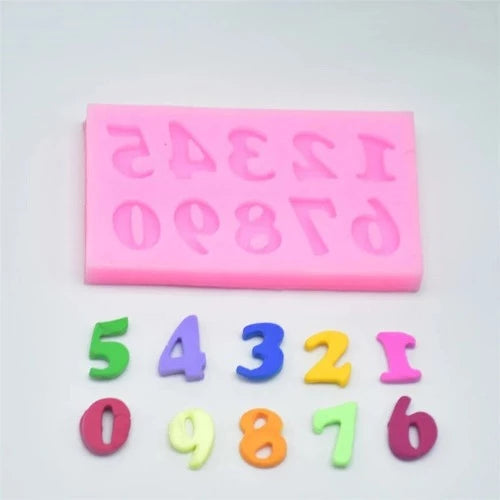 Silicone Mold - Mini Numbers