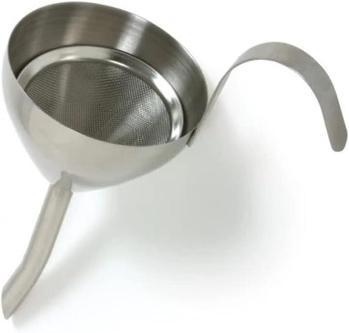 Stainless Steel Funnel with Strainer