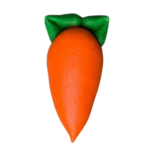 Royal Icing Decoration - Carrots 1"