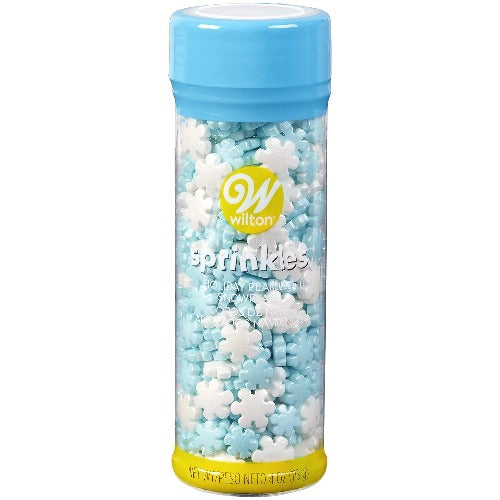 Sprinkles - Christmas Pearlized Snowflakes
