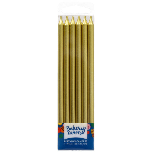 Candles - Tall Gold