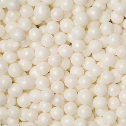 Sugar Pearls - White 6mm