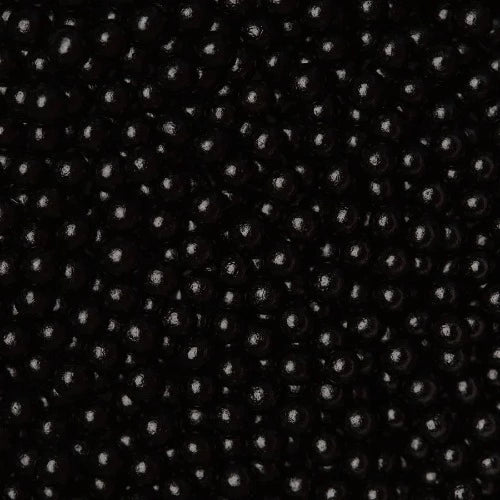 Sugar Pearls - Black 4mm