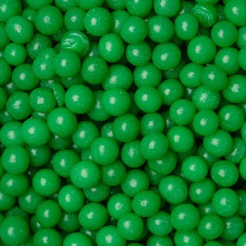 Sugar Pearls - Green 6mm