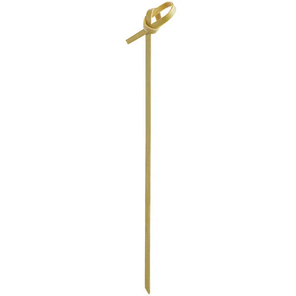 Bamboo Knot Food Pick / Skewer 4.75"