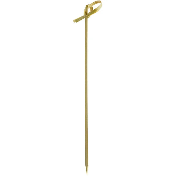 Bamboo Knot Food Pick / Skewer 6"