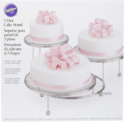 Cakes 'N More 3-Tier Cupcake and Cake Stand Display