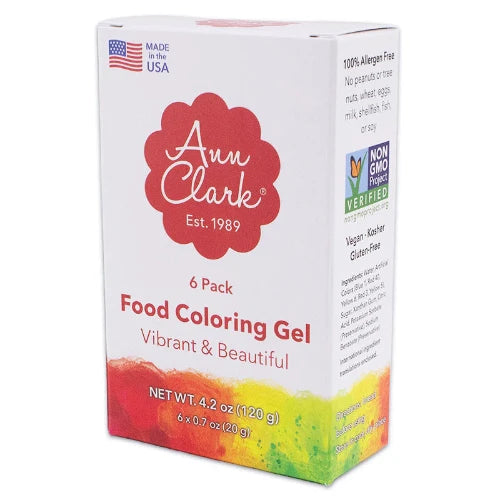 Food Coloring Gel - 6 Pack