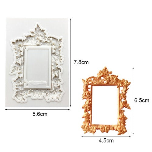 Silicone Frame Silicone Mold - Vintage Picture Frame | Sugar Room