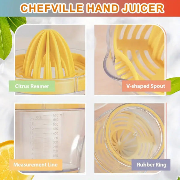 Manual Citrus Juicer Cup 4-in-1