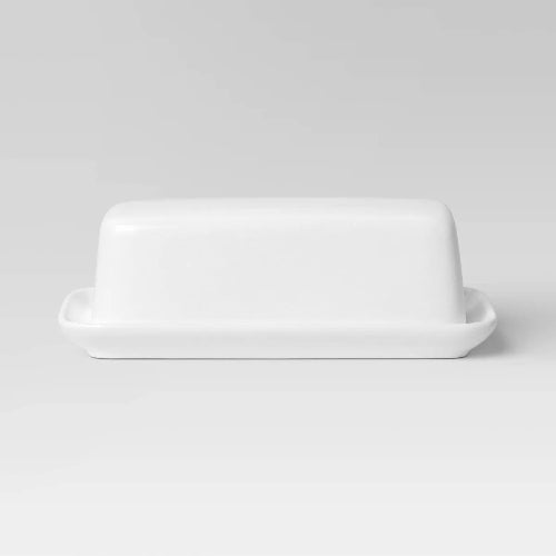 Porcelain Butter Dish White