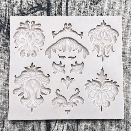 Silicone Mold - Baroque Pattern