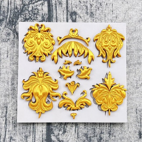 Silicone Mold - Baroque Pattern