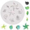 Silicone Mold - Shells and Starfishs