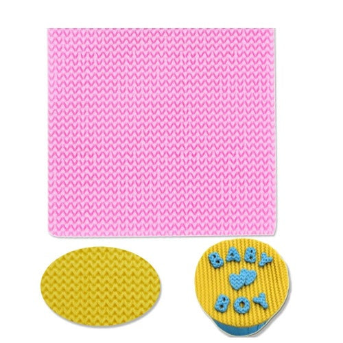 Silicone Mold - Needle Knitting Pattern