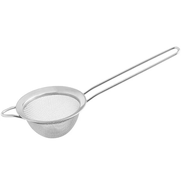Stainless Steel Fine Mesh Strainer 8" x 3"