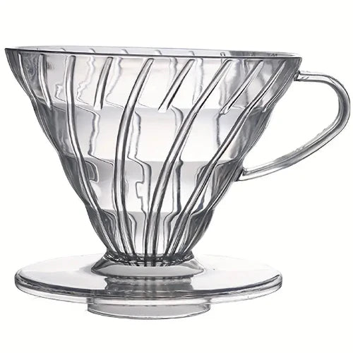 V60 Coffee Dripper Clear Plastic