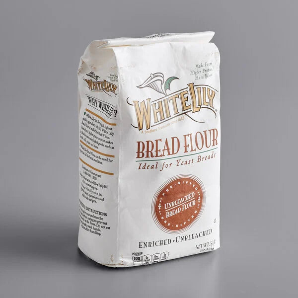 White Lily Enriched Unbleached Bread Flour 5 lb