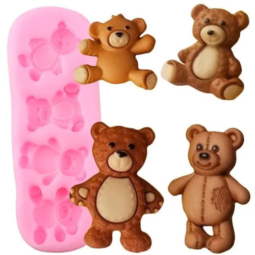 Silicone Mold - Mini Teddy Bear