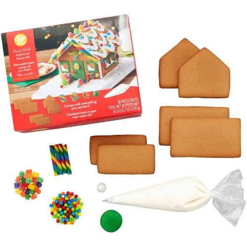 Ready to Build Bright Gingerbread House Kit Sugar Room