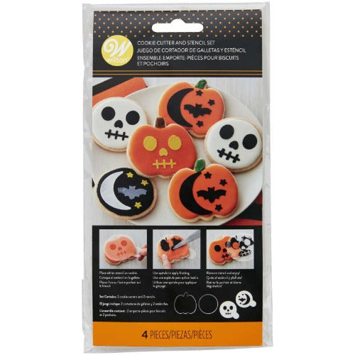 Cookie Cutter & Stencil Set - Halloween