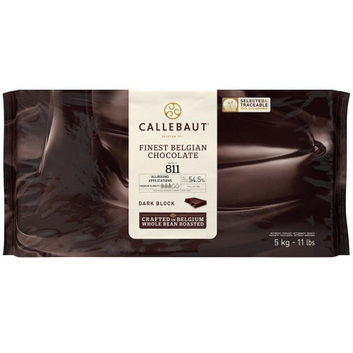 Callebaut Recipe 811 Dark Chocolate Block 1lb.