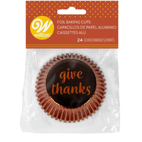 Standard Cupcake Liners - Give Thanks