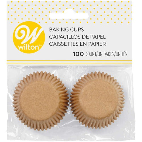 Mini Cupcake Liners - Unbleached