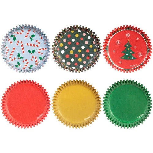 Standard Cupcake Liners - Christmas Holiday