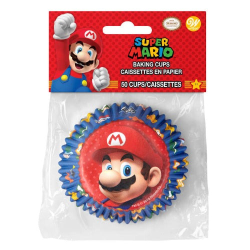 Standard Cupcake Liners - Super Mario