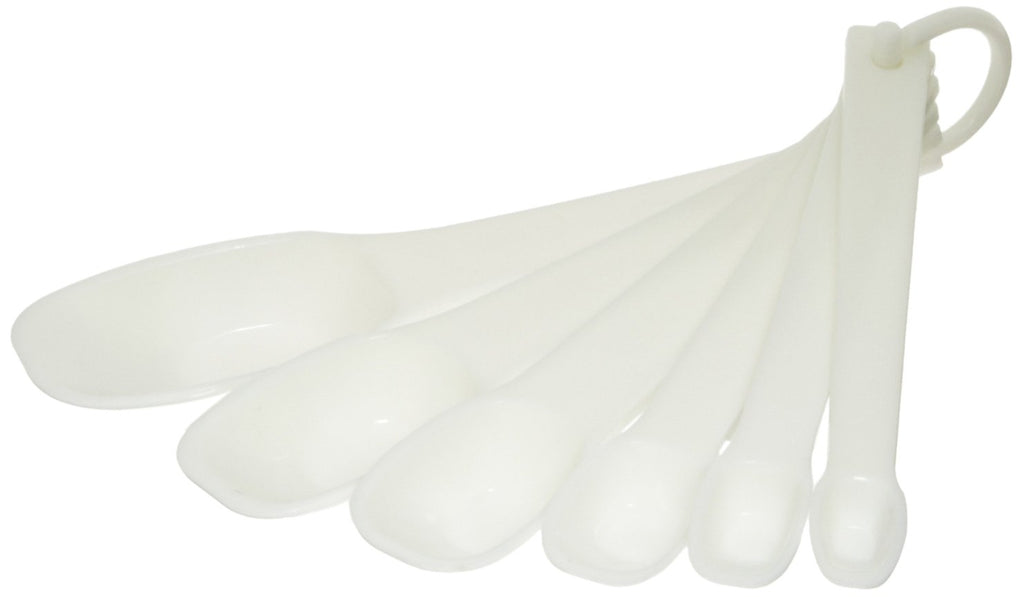 Measuring Spoon Set - White Plastic