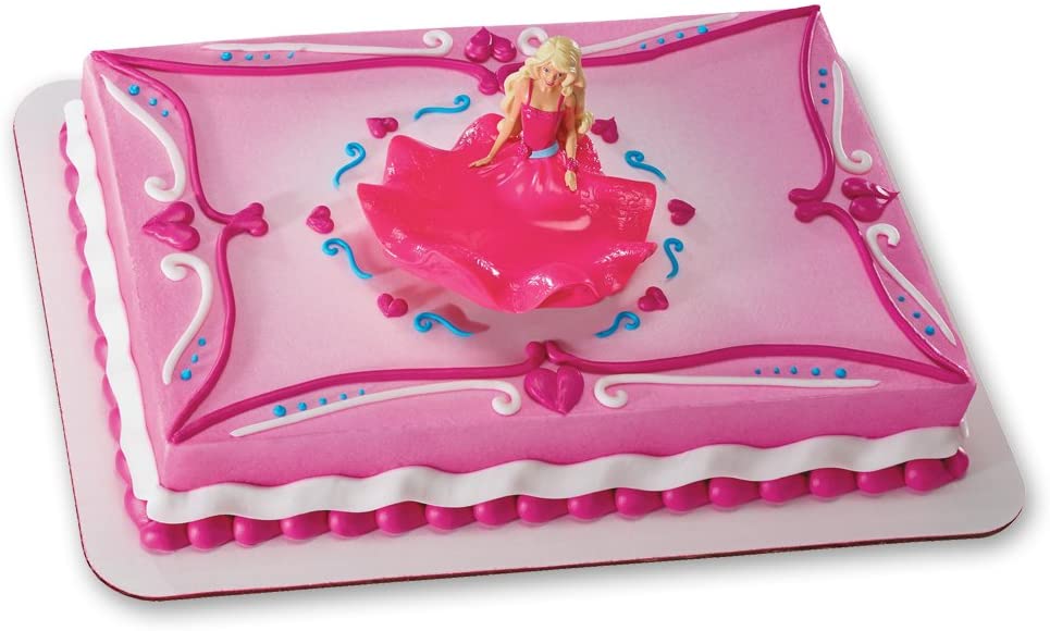 Cake Topper - Barbie Charm Caucasian