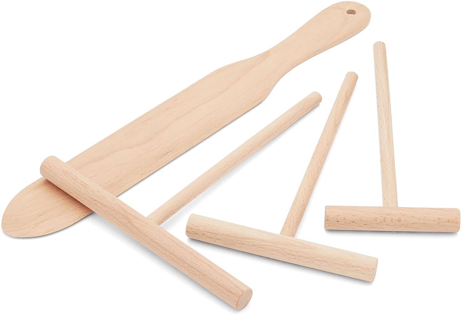 Fox Run 4-Piece Beechwood Crepe Maker Tool Set