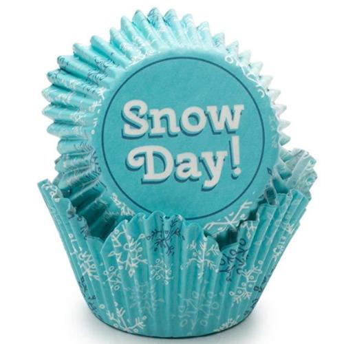Standard Cupcake Liners - Snowy Day Tulip